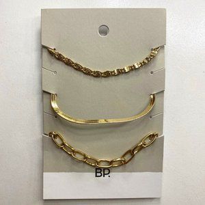 BP. Gold Bracelet Set
